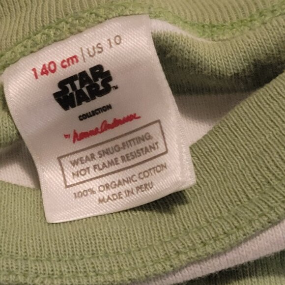 HANNA ANDERSSON Star Wars Long John Pajama Set - 140 or 10 (PRE-OWNED) - Picture 3 of 6